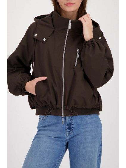 MONARI dámská bunda s kapucí Cape Town – dark chocolate