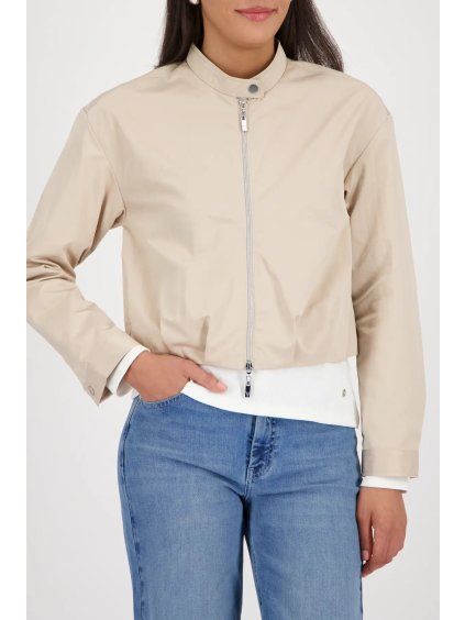 MONARI nylonová bunda na zip Cape Town – sand