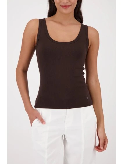 MONARI basic top Cape Town – dark chocolate