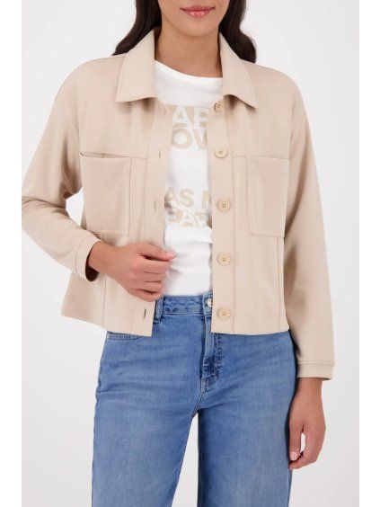 MONARI sweatjacke na knoflíky Cape Town – sand