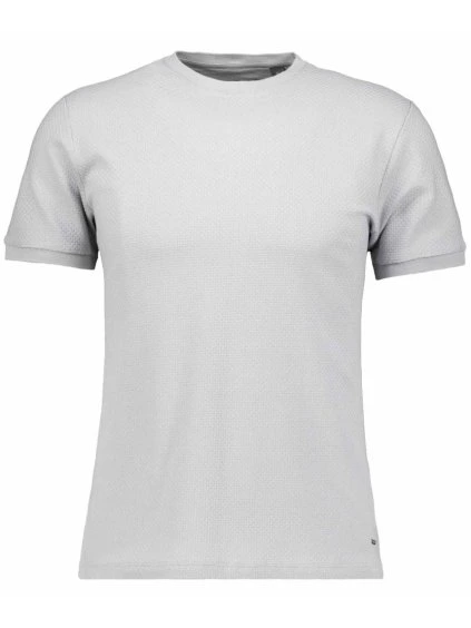RAGMAN pánské triko s jemnou strukturou – světle šedé