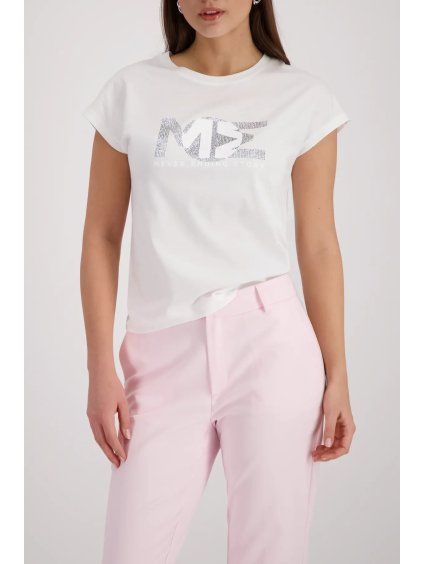 MONARI dámské triko s kamínky Hamptons – bílé