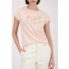 MONARI dámské triko s kamínkovým nápisem Italy– Summer Peach