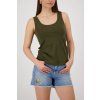 MONARI dámský basic top z kolekce Tropical  oliva