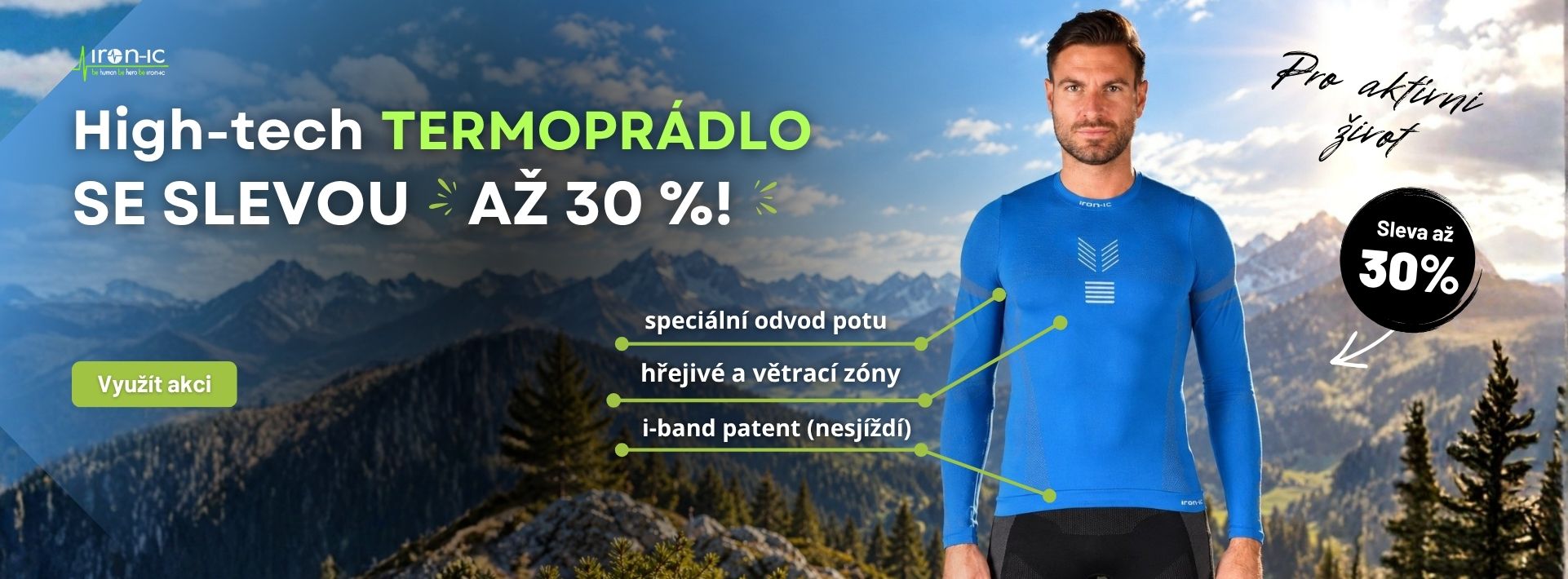 Termoprádlo a merino se slevou až 30%