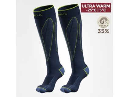 Lyžařské podkolenky ULTRA WARM s MERINO vlnou
