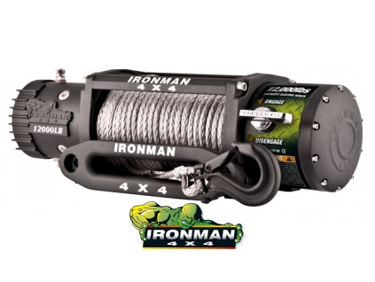 Monster winch WWW12000LB - syntetic rope, (12V)