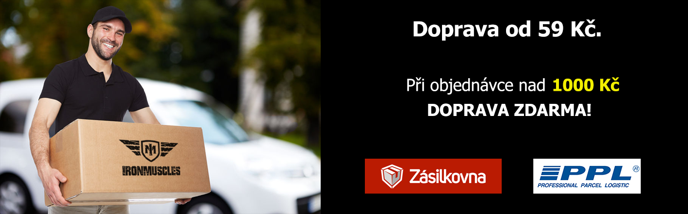 Při objednávce nad 1000 Kč doprava ZDARMA!