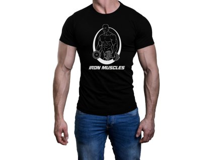 tricko dumbbell cerne