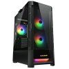cougar pc skrin duoface black mid tower airflow front panel tg left panel 2 x argb 140mm 1x 120mm fans image1 big ies4107527