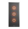 cougar pc skrin mx230 black rgb mid tower mesh front panel 4 x 120mm argb fans tg left panel image1 big ies6524843 (1)