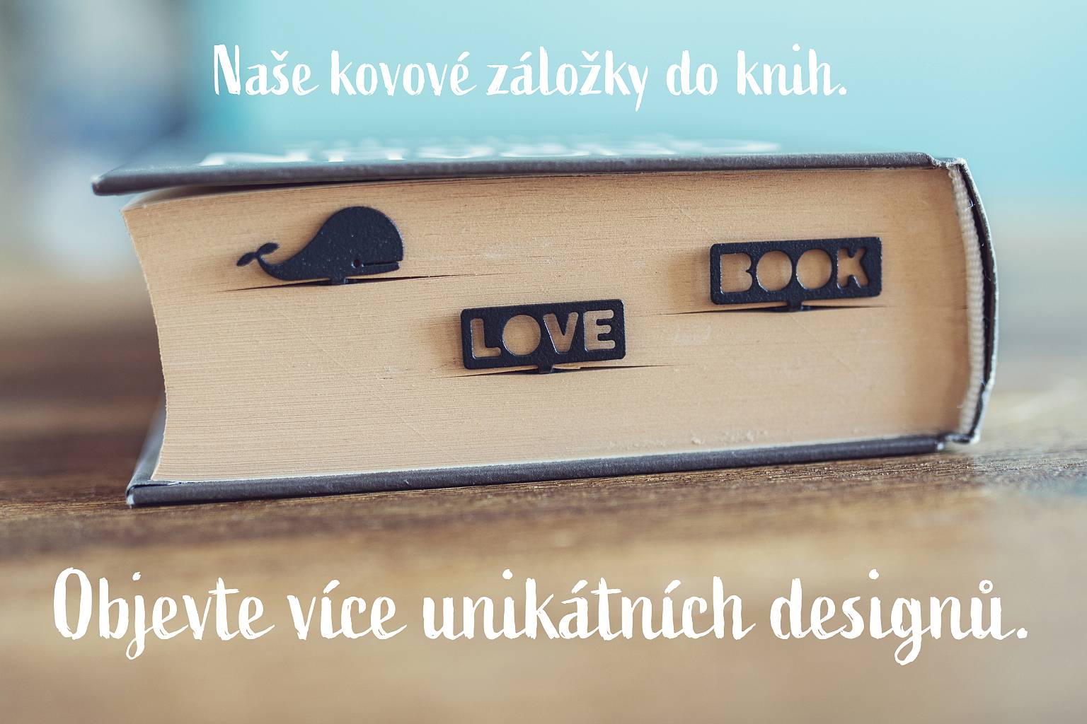 Kovové záložky do knihy