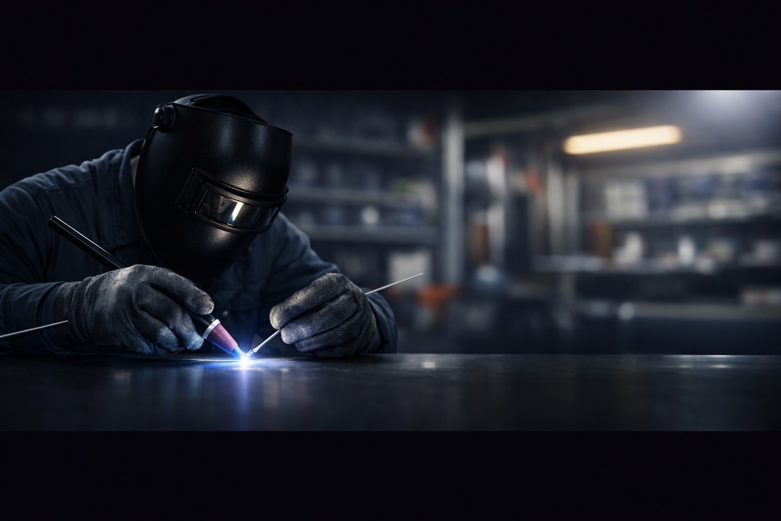 Svářeč TIG – hlavní banner IRONWERK