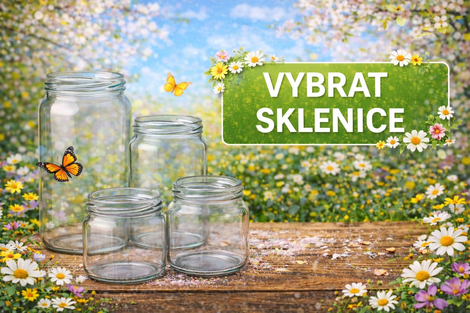 vybrat sklenice