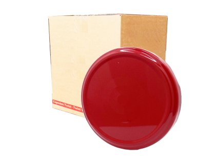 Víčko Twist 82 červené s klipem steril | karton 700 ks | irt.cz
