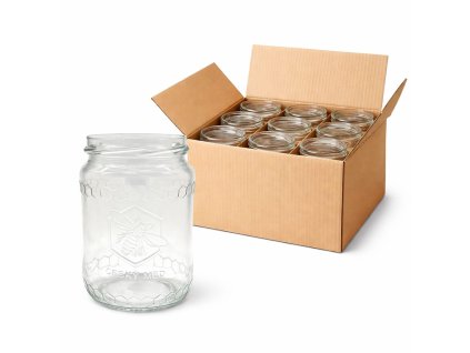 sklenice s napisem cesky med