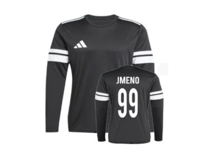 Fotbalový brankářský dres ADIDAS s vlastním potiskem černý