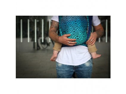 Yaro Braid Aqua Grad Black 40 % vlna