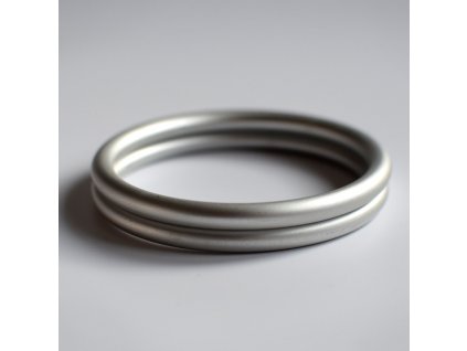 Ring Sling kroužek stříbrný mat