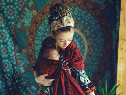 Little Frog Ring Sling Ruby Illusion