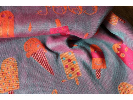 Yaro Cool Duo Fuchsia Orange Turkis Tencel Kapok