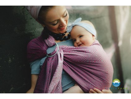 Little Frog Ring Sling Peony Cube