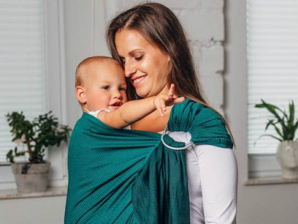 LennyLamb Ring Sling Basic Line Emerald