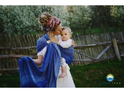 Little Frog Ring Sling Sapphire
