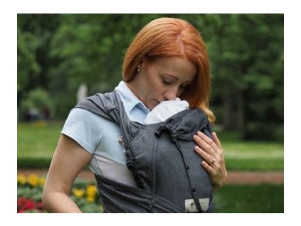 Storchenwiege Grafit nosítko - široké popruhy