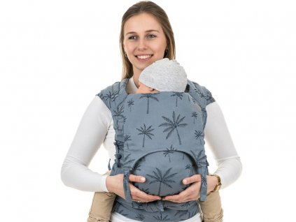 Fidella FlyClick Toddler Palm Trees Dove Blue