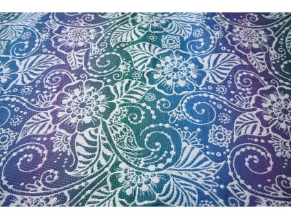 Yaro Ring Sling Ava Trinity Peacock Rainbow Tencel