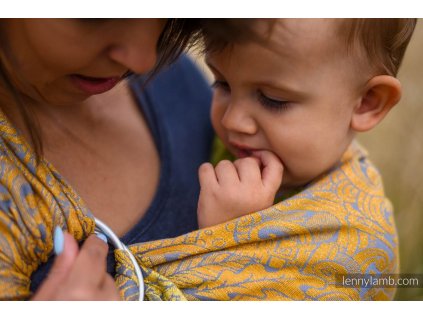 LennyLamb Ring Sling Harvest Fields Of Gold - délka 1,8 m