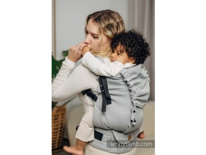 LennyLamb LennyPreschool nosítko Little Herringbone Grey