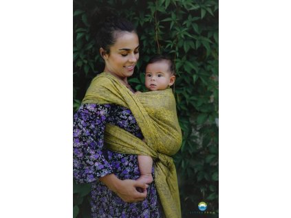 eng pm Little Frog jacquard wrap Golden Boho size 7 5 2 m 8165 1