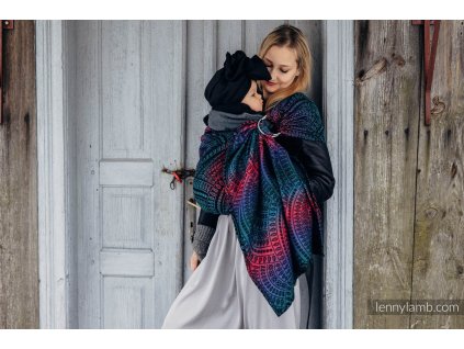 LennyLamb Ring Sling Peacock’s Tail Black Opal 1,8m