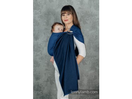 LennyLamb Ring Sling Basic Line Herringbone Cobalt 1,8m