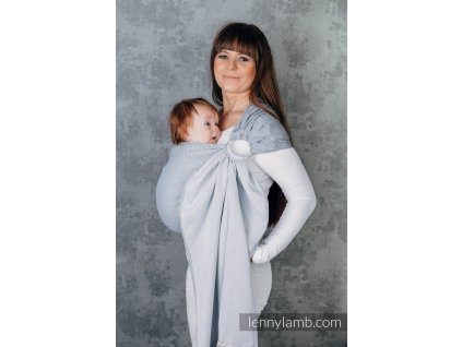 LennyLamb Ring Sling Little Herringbone Grey 1,8m