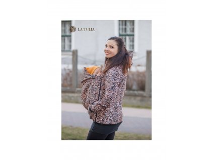 1404 1 la tulia nosici bunda leopard nosici mikina babywearing jacke nosiaca bunda 11