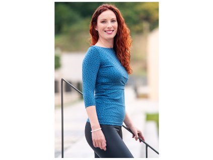 817 10 kojici tricko raindrops blue 3 4