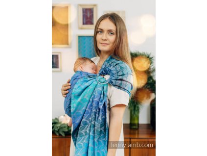 LennyLamb Ring Sling Tangled - Blue Reed 1,8m