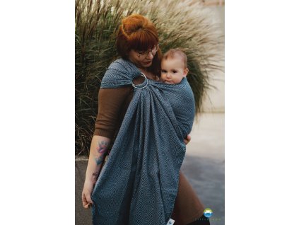 eng pm Little Frog jacquard ring sling Cloudy Cube size S 1 7 m 8928 2