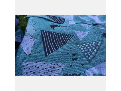 yaro mama bear duo black ice blue wool linen