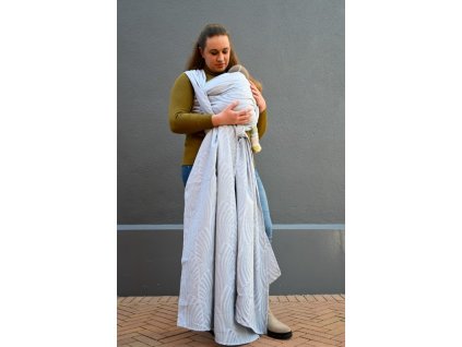 yaro dandy silver white wool blend