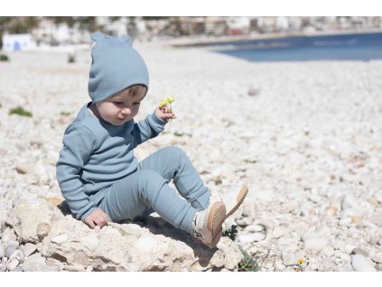 Fun2bemum dres dzieciecy dla dzieci prazkowany babywearing cotton overall for kids lifestyle 14 scaled