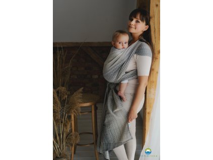 eng pl Little Frog jacquard wrap Lovely Sandstorm size 6 4 6 m 8968 4