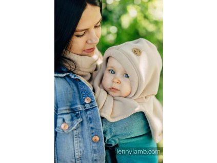 LennyLamb Nákrčník pro dva Sweet Cappuccino Fleece