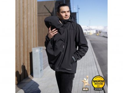 11962 9 fun2bemum babywearing softshell jacket for dad elbrus kurtka do noszenia dzieci dla taty 2 (1)