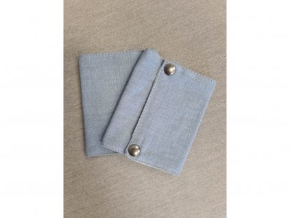 Chrániče ramenních popruhů nosítka Kavka Multi-Age Blue Sky Linen ("slintáčky")