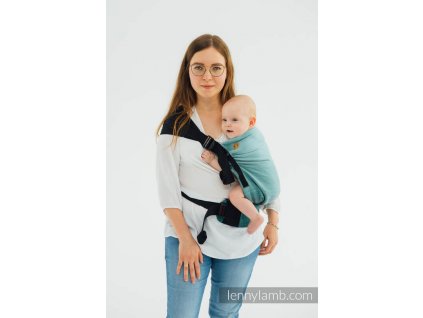 LennyHip nosítko Little Herringbone Ombre Green