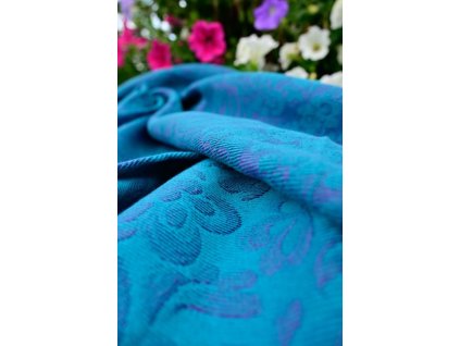 yaro rococo petrol violet linen